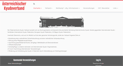 Desktop Screenshot of kyudoverband.at