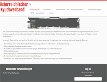Tablet Screenshot of kyudoverband.at